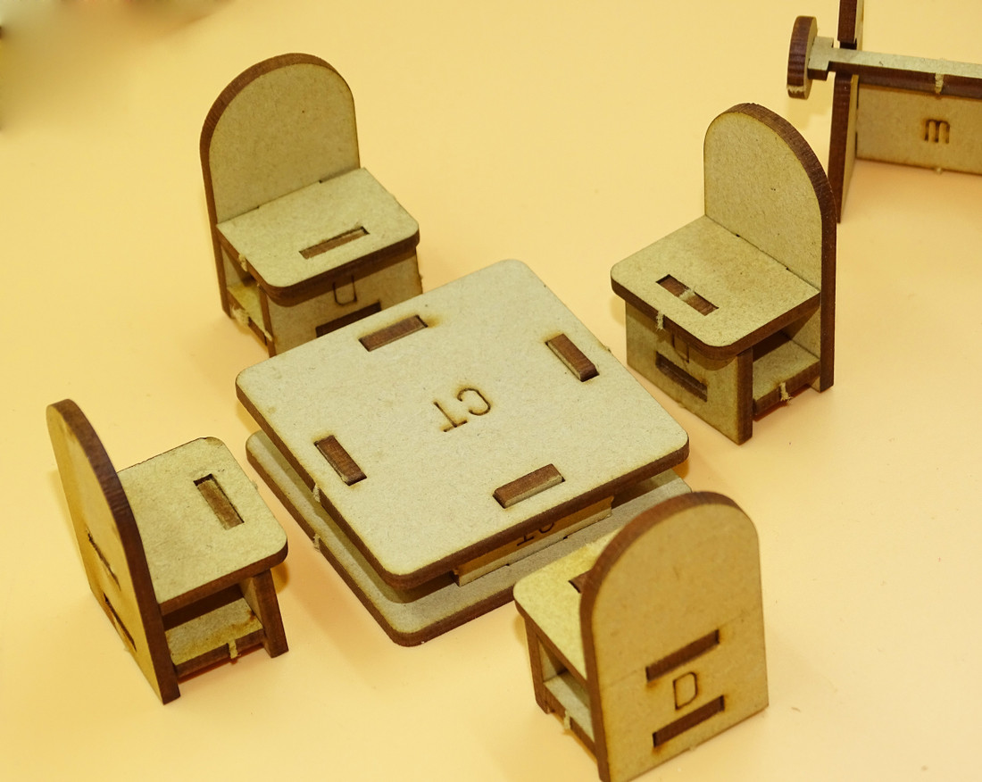 Wooden shop barbie furniture