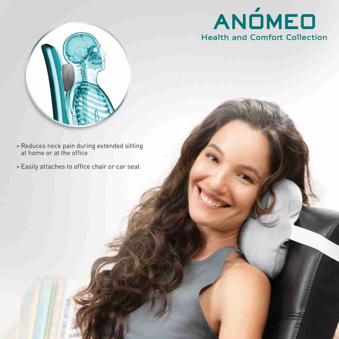 Anomeo Car Pillow Neck Support - Buy Anomeo Car Pillow Neck Support Online  at Best Prices in India - Sports & Fitness