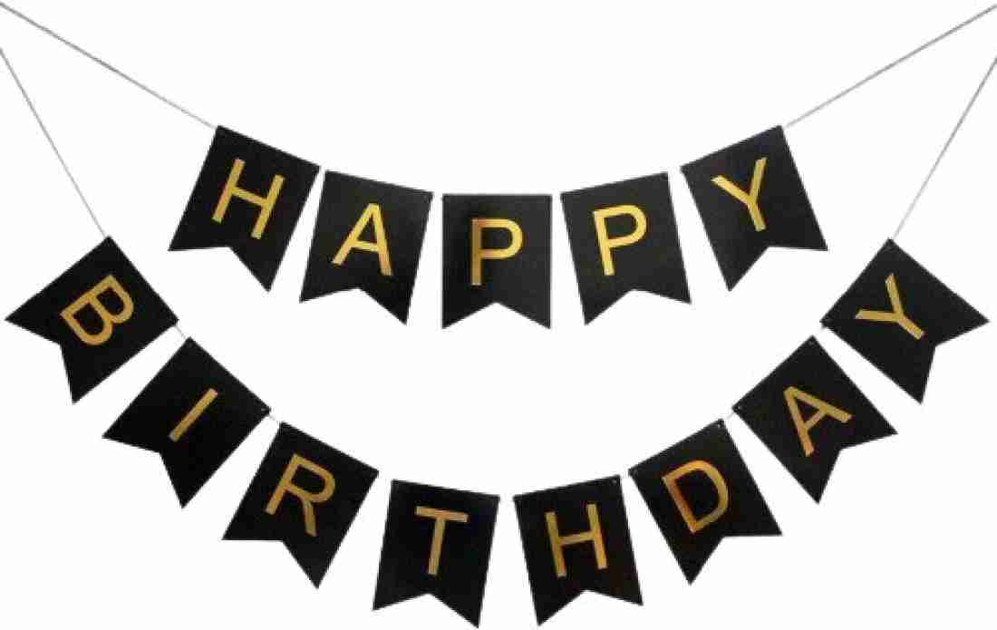 FLICK IN 24 pcs First Birthday Decorations Combo Confetti Crown Balloon Led  Light Decor Happy Birthday Banner Room Decoration Items Birthday Decoration  Items for Boys & Girls (Pack of 24, Gold) Price