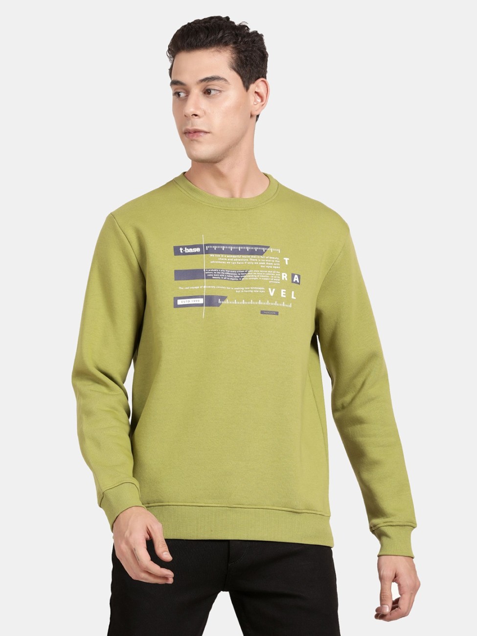 t base Full Sleeve Printed Men Sweatshirt Buy t base Full Sleeve