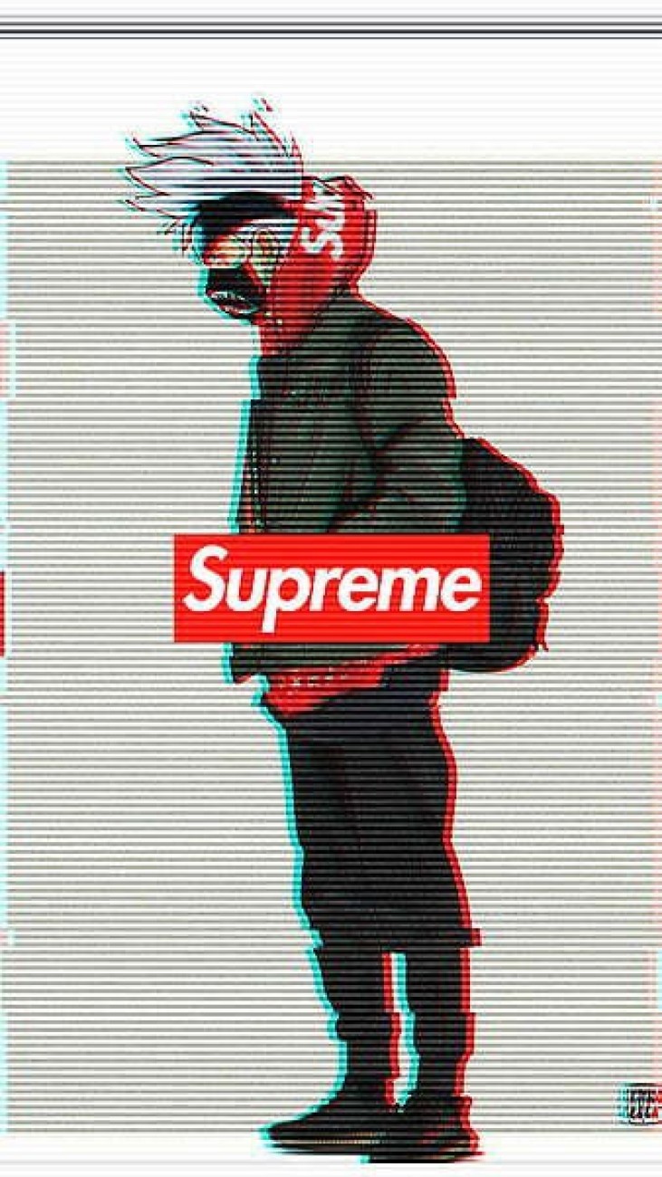 Supreme Anime Hypebeast Kakashi Logo Logos Naruto Matte Finish Poster Paper Print Animation Cartoons posters in India Buy art film design movie music nature and educational paintings wallpapers at Fli...