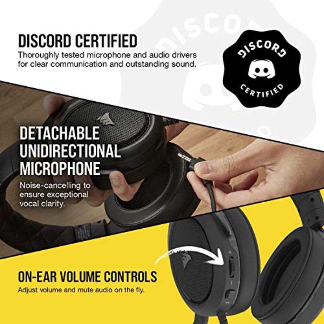 Corsair HS50 PRO Stereo Wired Gaming Headset Price in India Buy