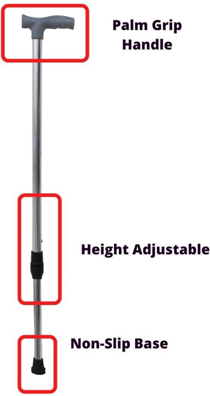 saniquick Foldable Guide Walking Stick for Blind/Partially Sighted