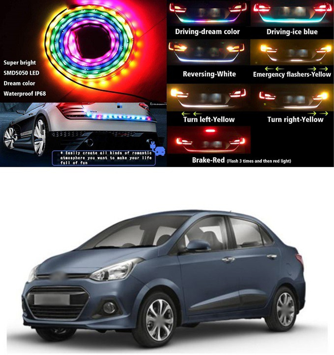 PROEDITION CAR DRL LIGHT VEHICLE FANCY LIGHT Compatible With Xcent