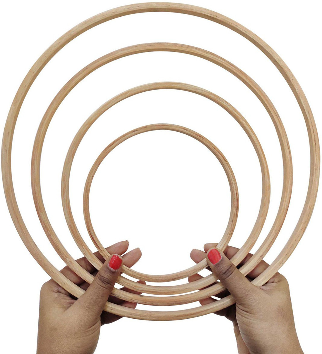 Dream catcher wooden store hoops