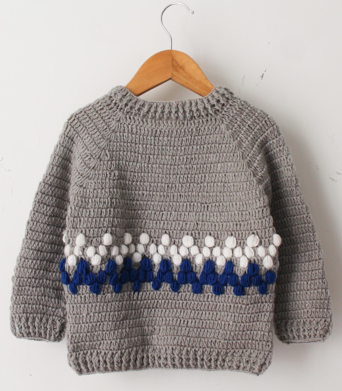 Woonie Self Design Round Neck Casual Baby Boys Multicolor Sweater