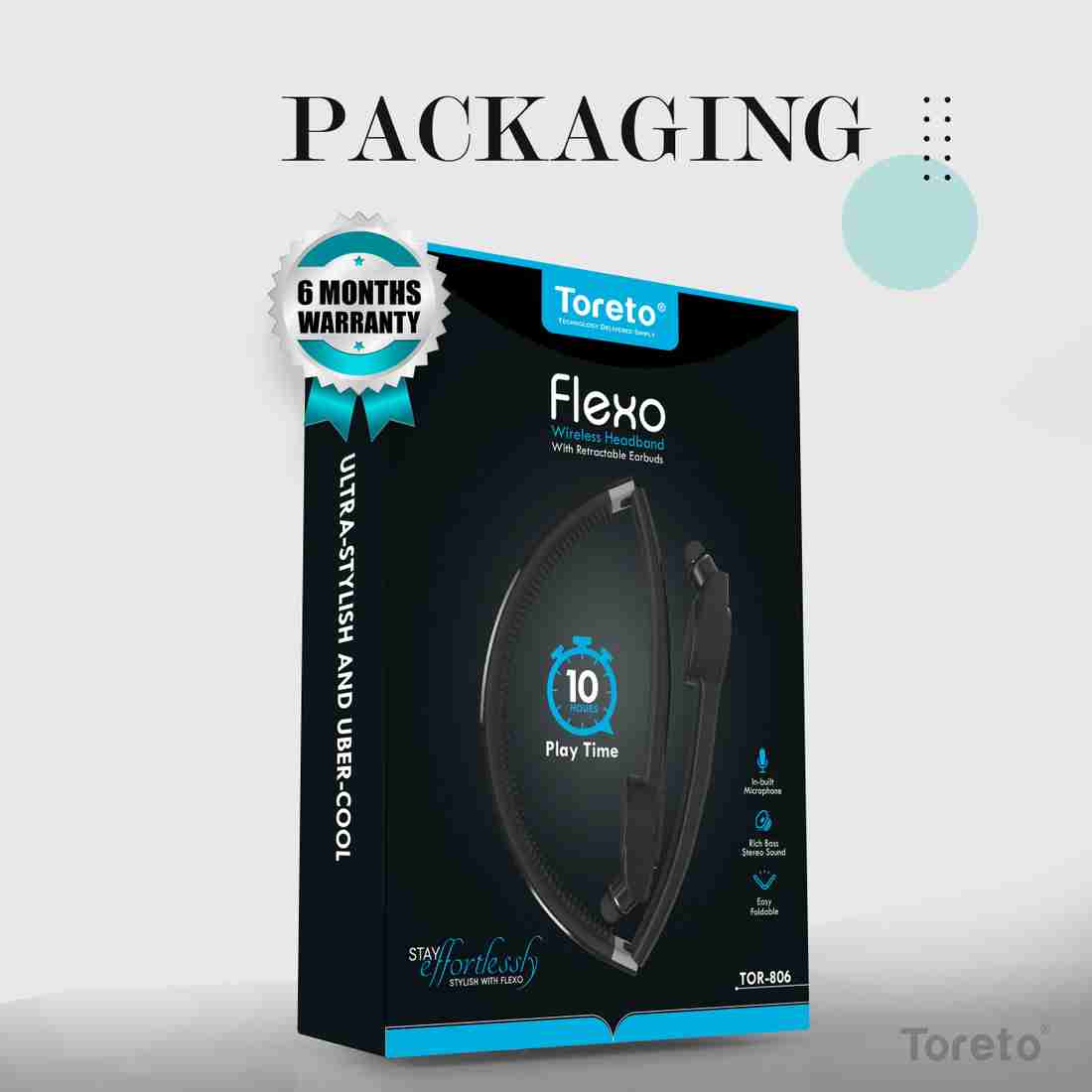 Toreto flexo bluetooth best sale headphones