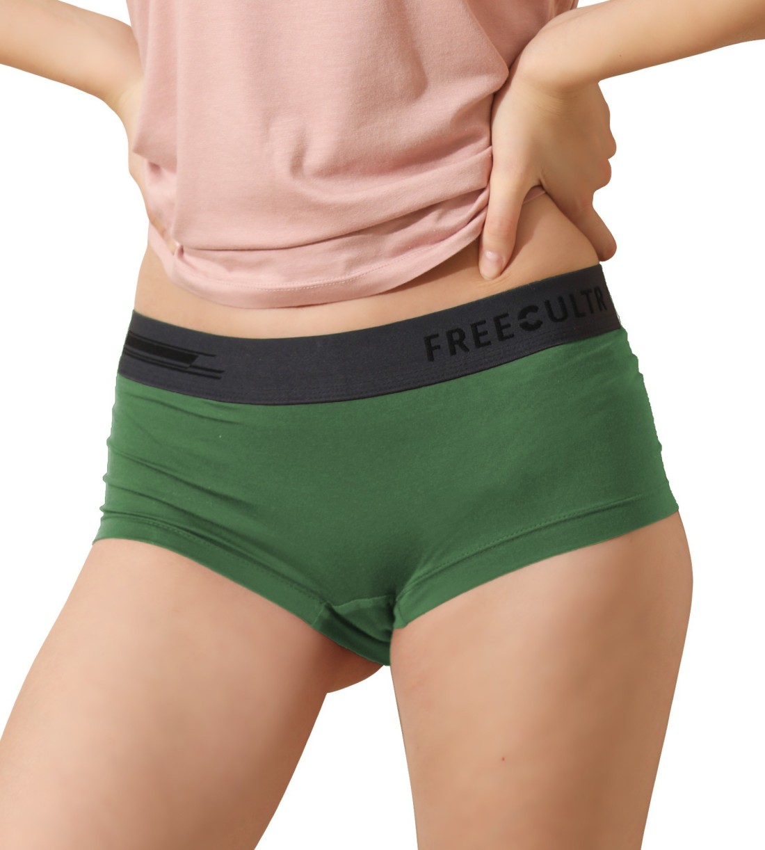 Buy FREECULTR Antibacterial Micro Modal Boxer Brief for Women, Panty