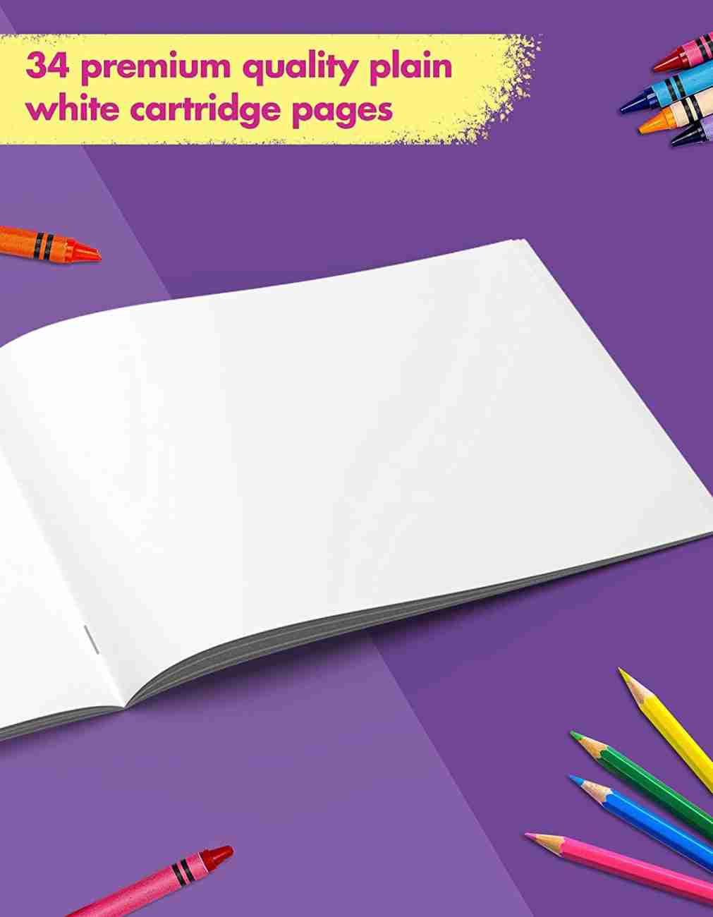 Acrylic paper pad, 42 x 29.7 cm (A3), 350 g, 20 sheets