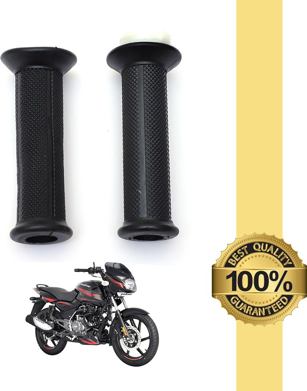 COUNTRY WHEELS Anti Slip Handle Grip Cover Set for Bajaj Pulsar