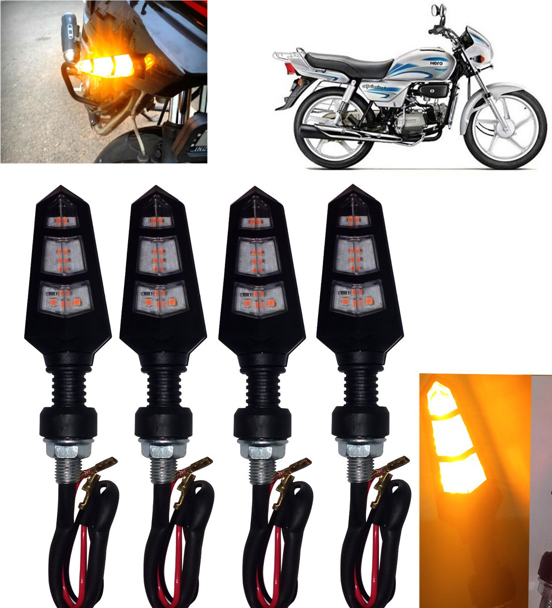 Hero splendor cheap led indicator price