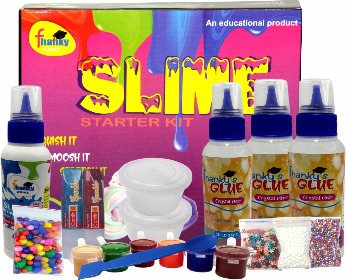 76 Pieces Ultimate glitter and sparkle Slime Kit Combo Pack of 2