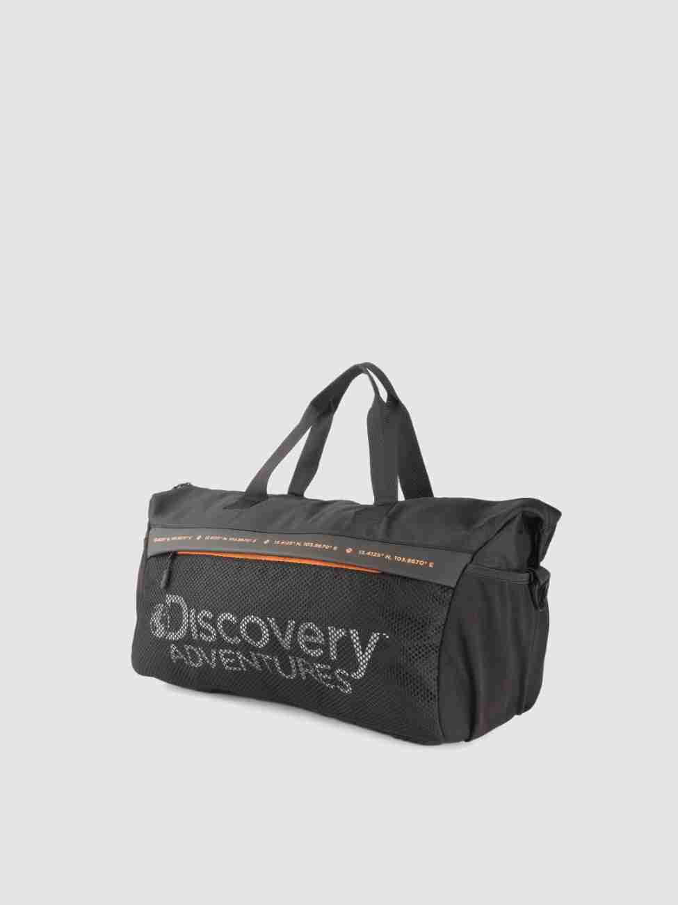 Roadster Unisex Discovery Duffel Bag Gym Duffel Bag Black - Price in India
