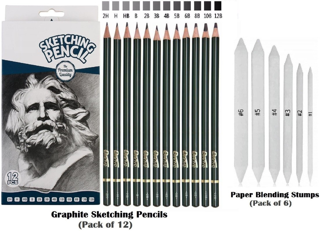 Blending Stumps -Paper Pens (6 pkg)