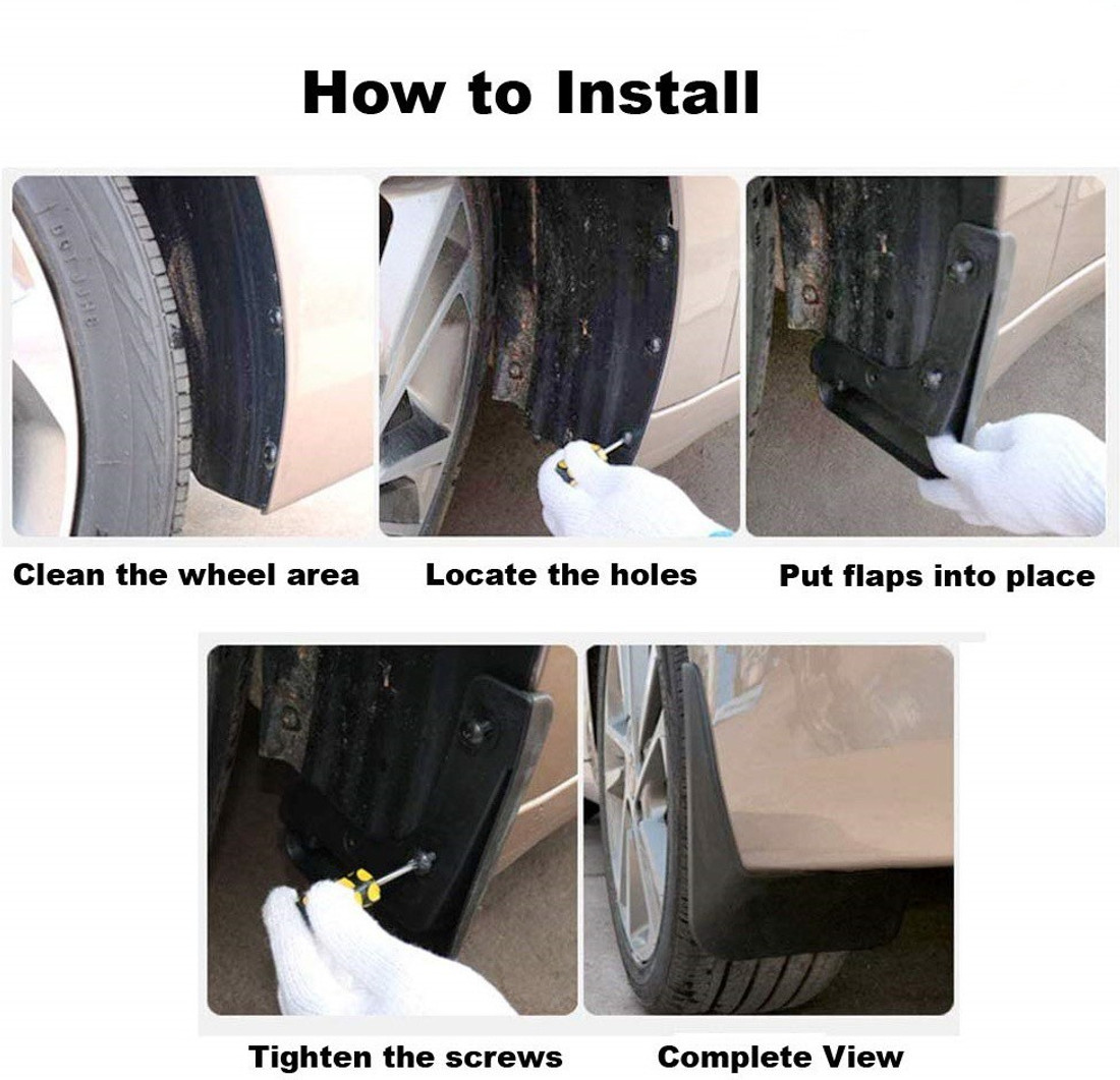 ASRAUTO Front Mud Guard Rear Mud Guard For Ford Freestyle Trend