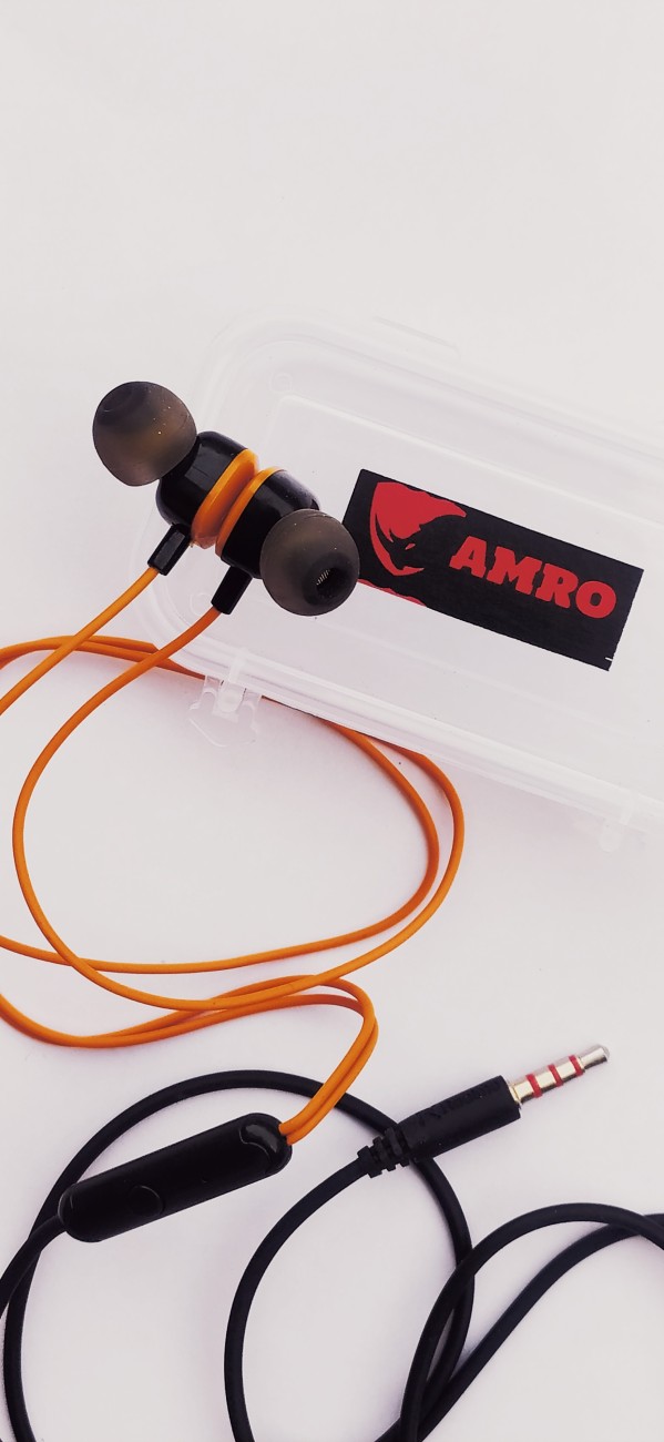 Amro Basic gaming yellow best earphones with mic under 200