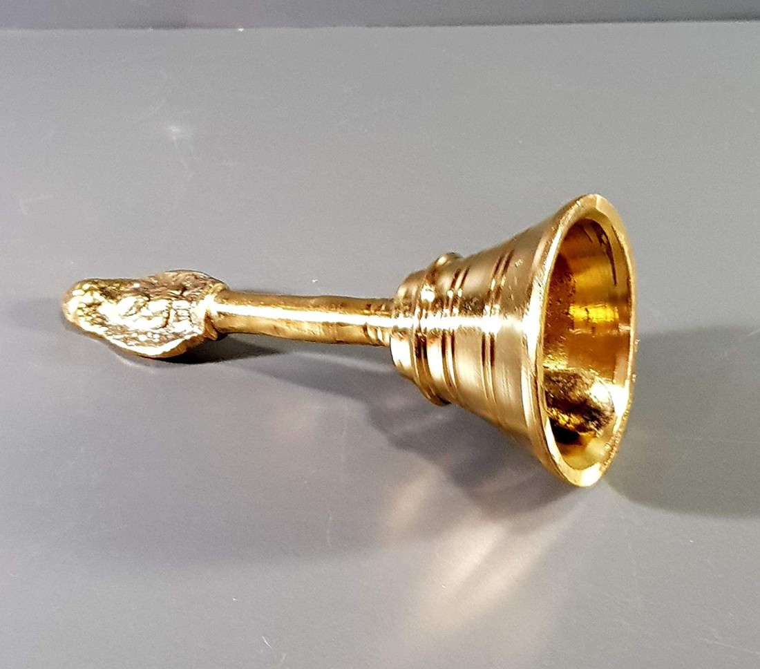 Mannat Pooja Bell for Home, Ghanti Temple ganti, Brass Small Brass Pooja  Bell Price in India - Buy Mannat Pooja Bell for Home, Ghanti Temple ganti, Brass  Small Brass Pooja Bell online