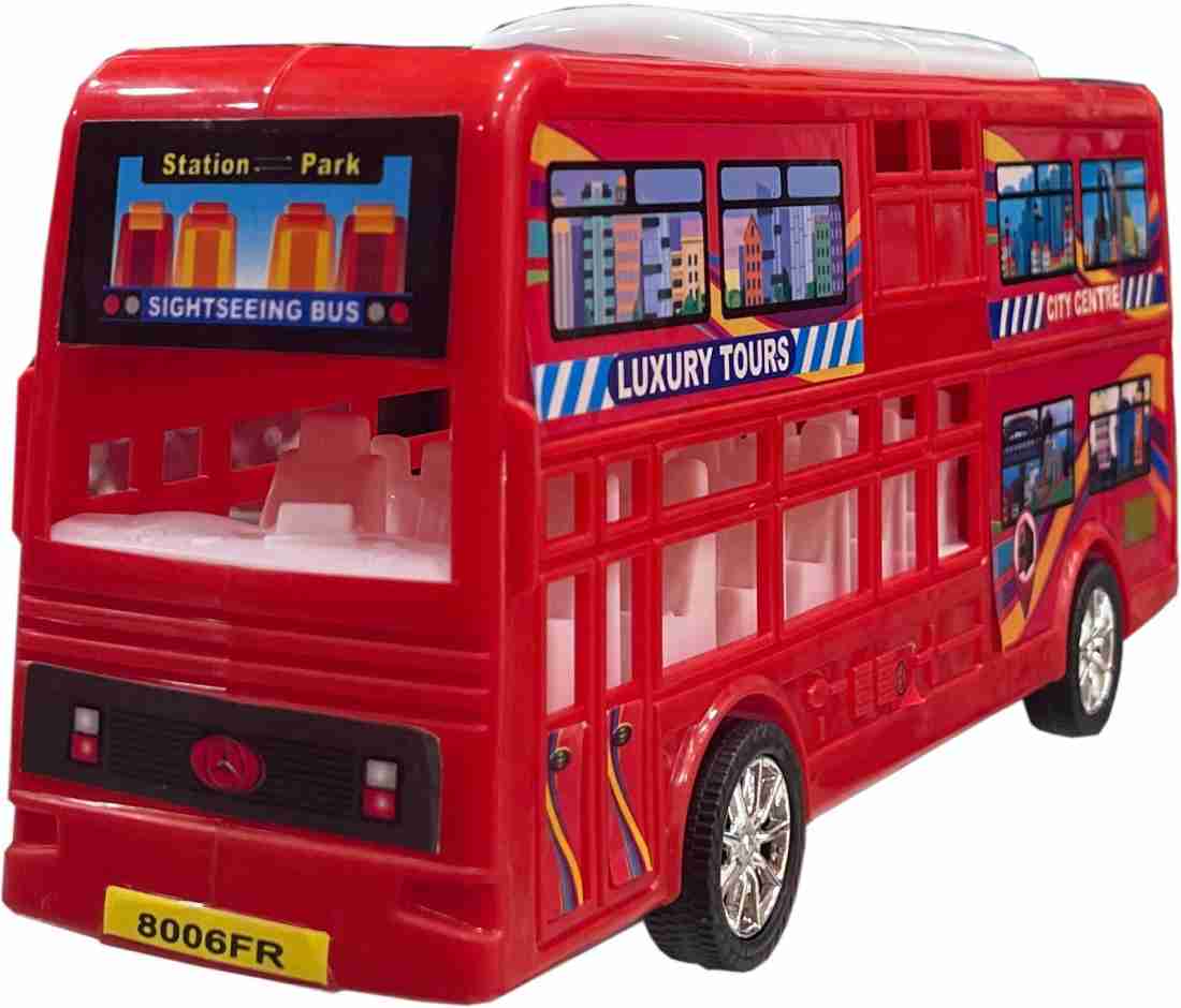 Large double decker bus hot sale toy