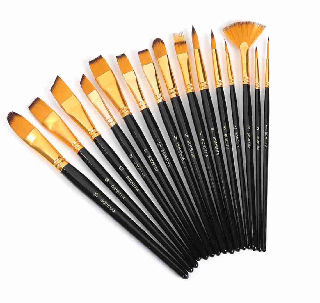 Crevo Professional Paintbrushes Set Nylon Hair Artist Paint  Brushes for Watercolor 