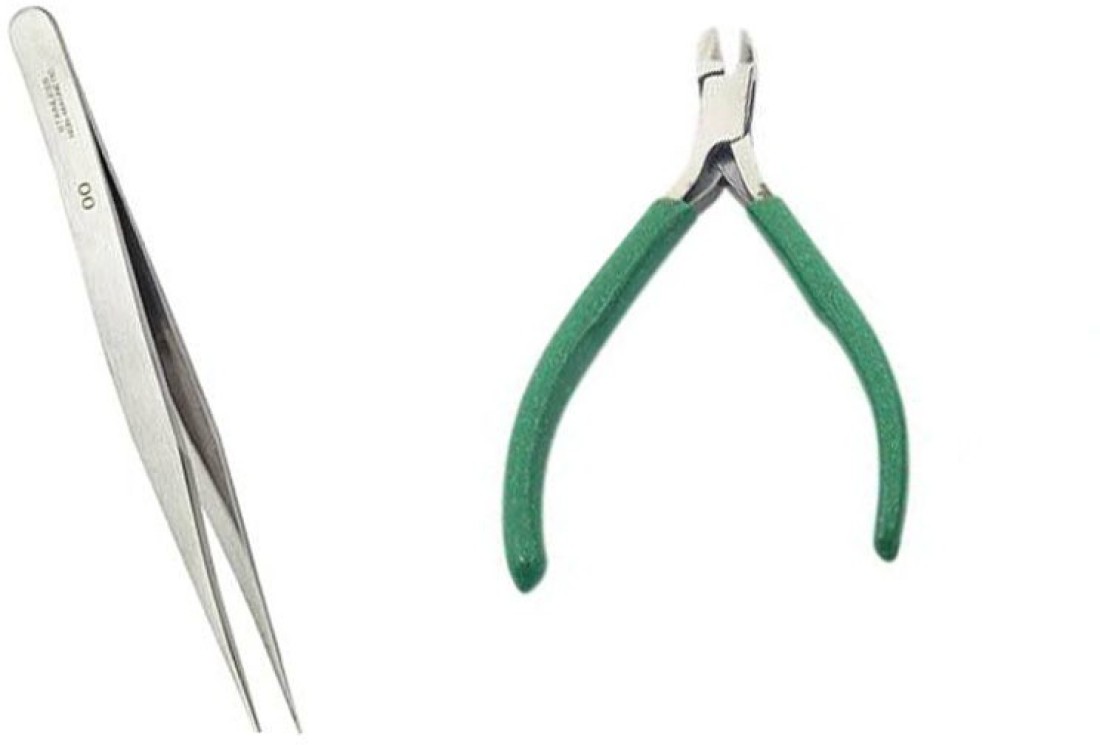 TOOLBUX Pack of 2 Items : Tweezer and Cutter Plier - Pack of 2 Items :  Tweezer and Cutter Plier . shop for TOOLBUX products in India.