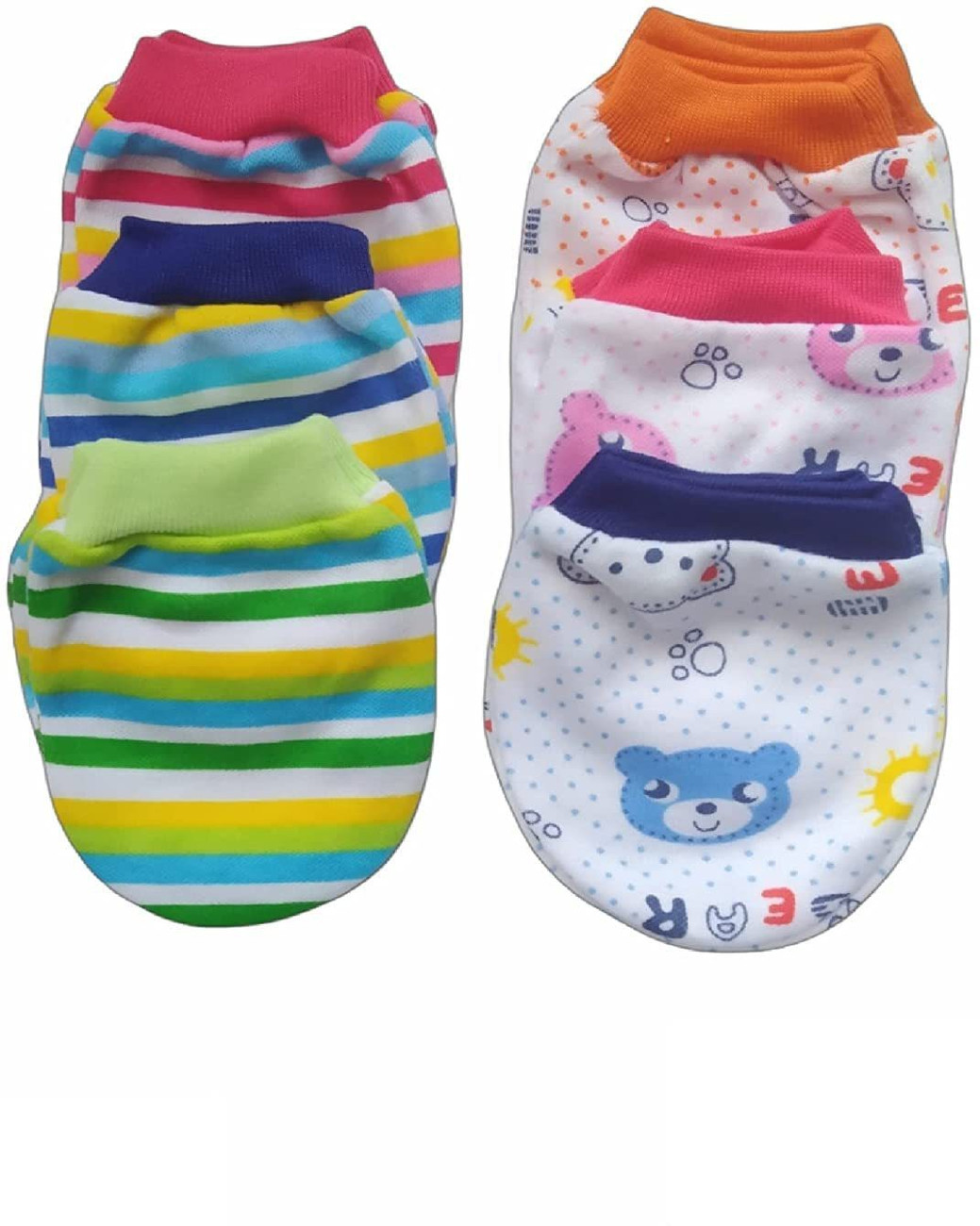 Happy Baby New Born Baby Cotton Housiry Mittens Set Hand Gloves