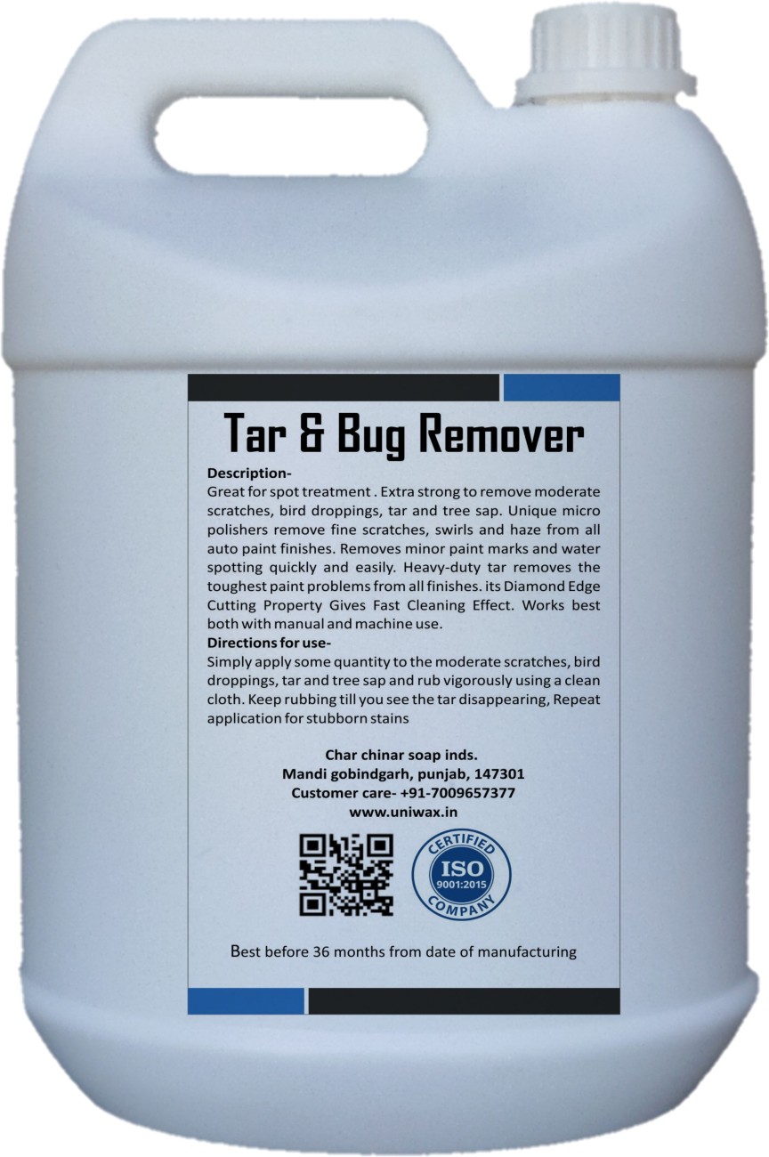 UNIESHINE Premium Glue, Tar and Bug Remover plus Shiner (For Car