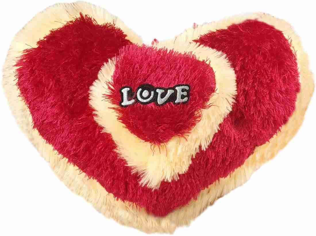 Double discount heart pillow