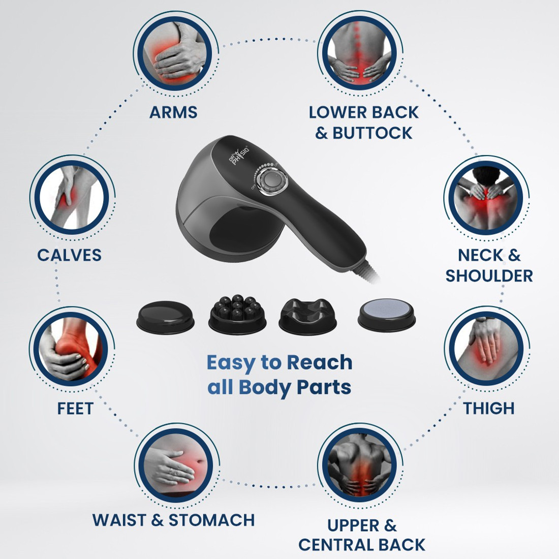 DR PHYSIO USA 1021 Full Body Pains Relief Massager Machine