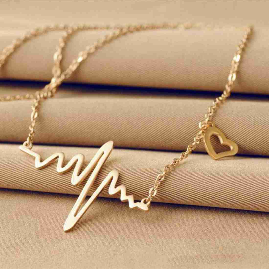 Jewel WORLD Gold-plated pendant necklace chain for women & girls Beads  Gold-plated Plated Alloy Chain Price in India - Buy Jewel WORLD Gold-plated  pendant necklace chain for women & girls Beads Gold-plated