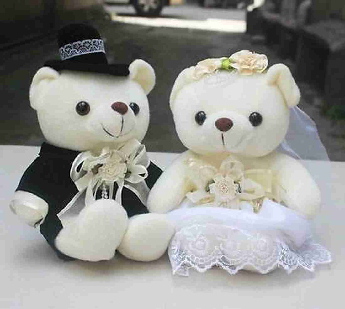 Bride and groom teddy bear on sale set
