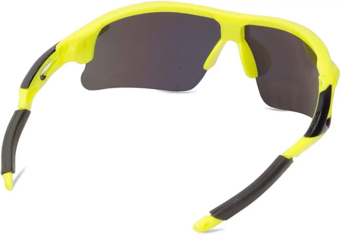 BROSHHA Yellow and Black Sports Sunglasses/ Goggles Cricket