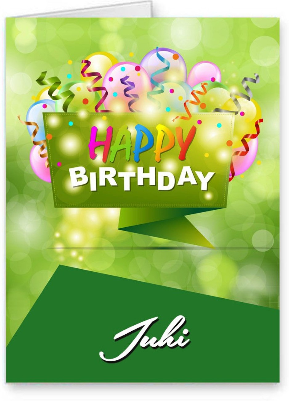 ❤️ Happy Birthday Cake For Juhi