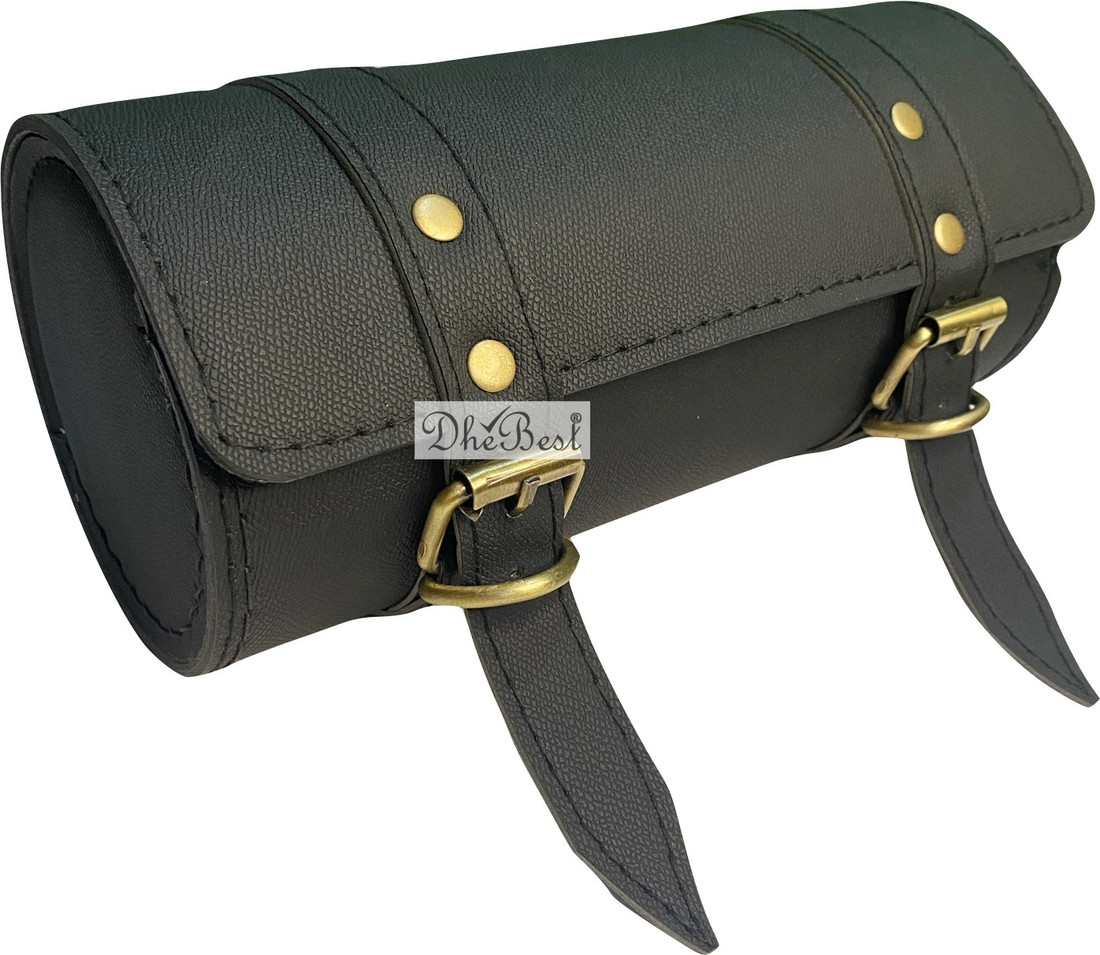 Dhe Best Back Seat Round Saddle Bag for Royal Enfield Black Saddle Bag Black Leatherette Motorbike Saddlebag Price in India Buy Dhe Best Back Seat Round Saddle Bag for Royal Enfield