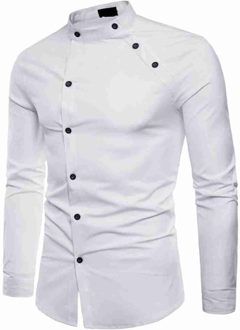 Panchhi creation Men Solid Party White Shirt - Buy Panchhi ...