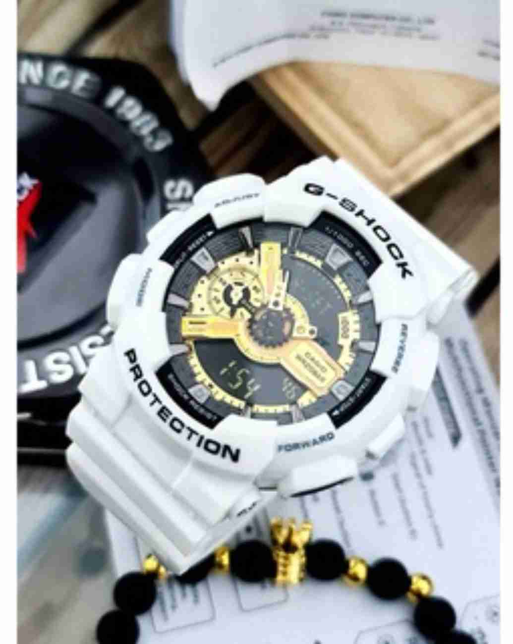 BIG BOY SHOPS G Shock Ga 110 WHITE GOLD Analog Digital Watch For