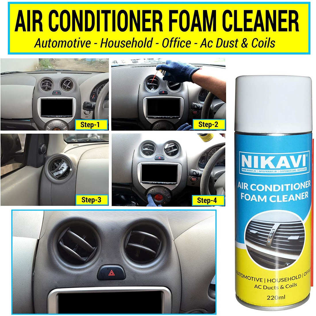 Coil cleaner shop for car ac