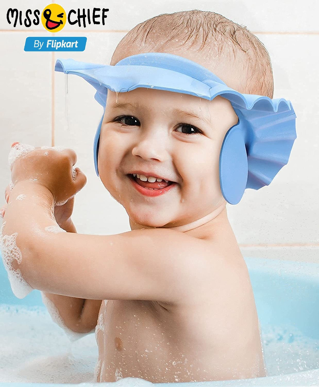 Miss Chief Adjustable Size Baby Shower Cap Bathing Cap Price
