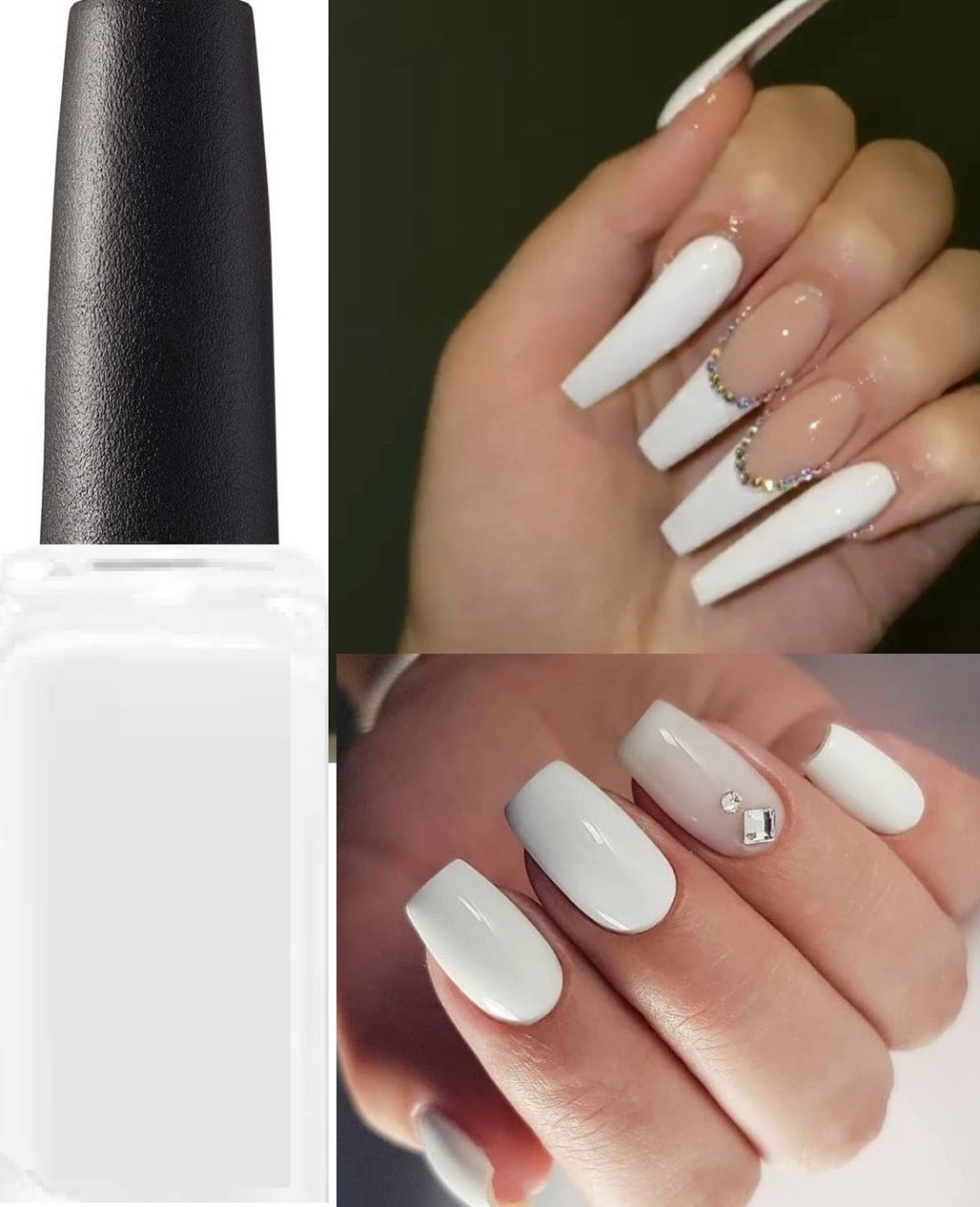 Paint'em White White Nail Polish, Milky White Shimmer Polish, Wedding Nails,  Nude Nail Polish - Etsy