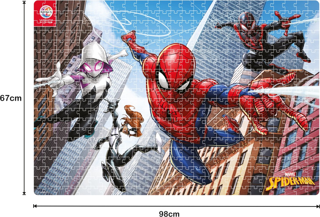 रत्ना'एस Marvel Spiderman jigsaw puzzle for Kids (500 Pieces) (2511)