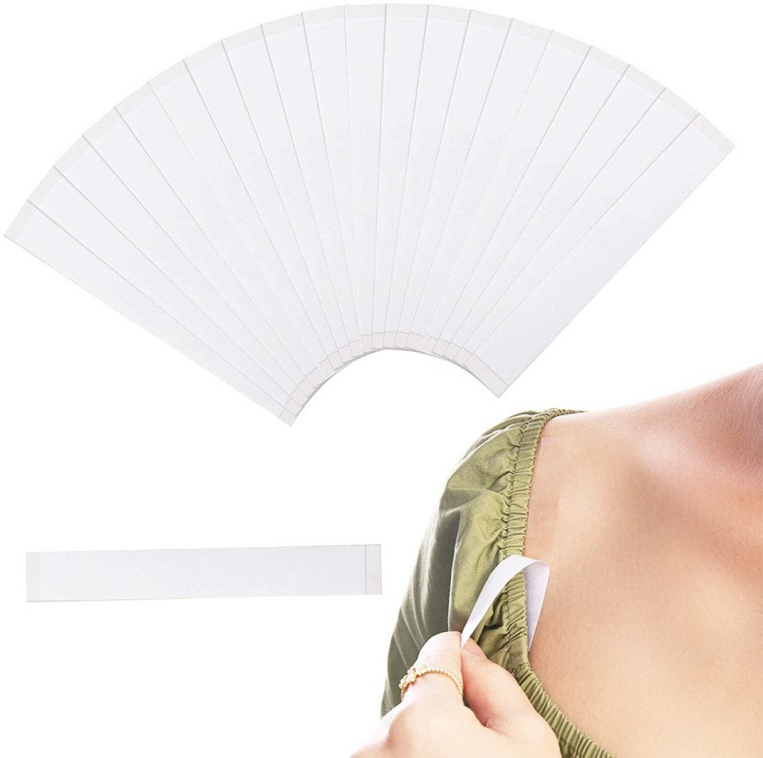 Nyamah sales Double-Sided Fashion Body Tape Self-adhesive Clear