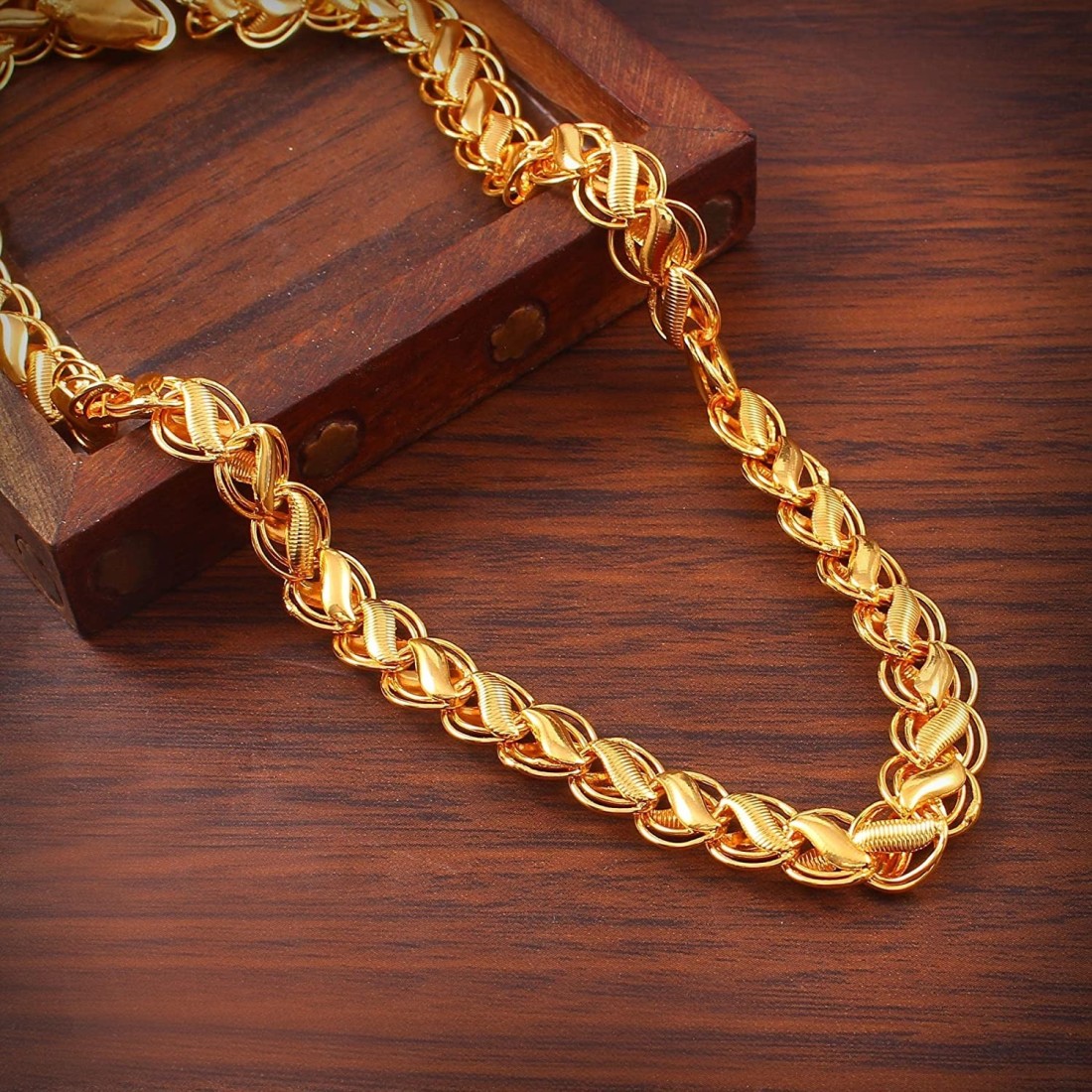 LABHUBAMON New style new year gold chain for man and boy Gold