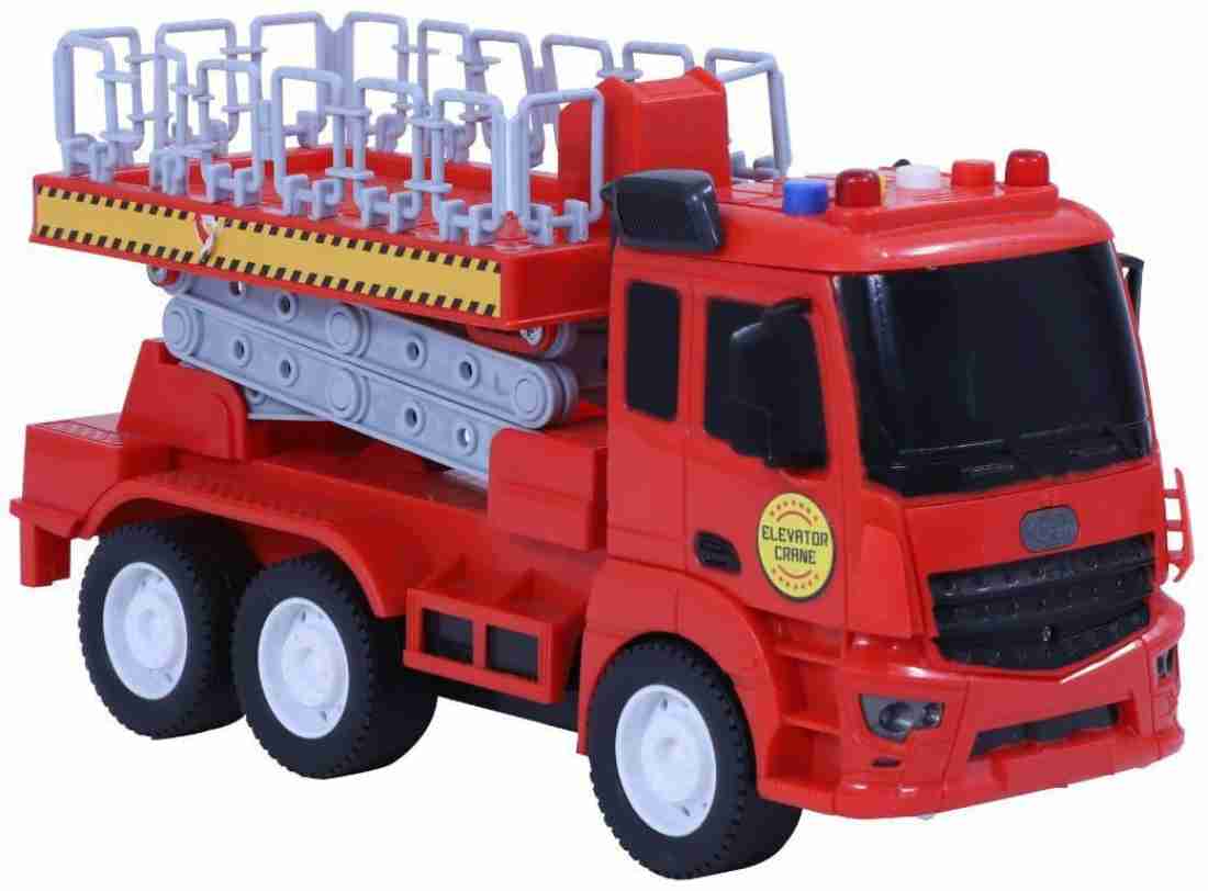 Divykri Red Crane Pull Back Friction Powered Push and Contrucation Vehicle  Toys Truck - Red Crane Pull Back Friction Powered Push and Contrucation  Vehicle Toys Truck . shop for Divykri products in