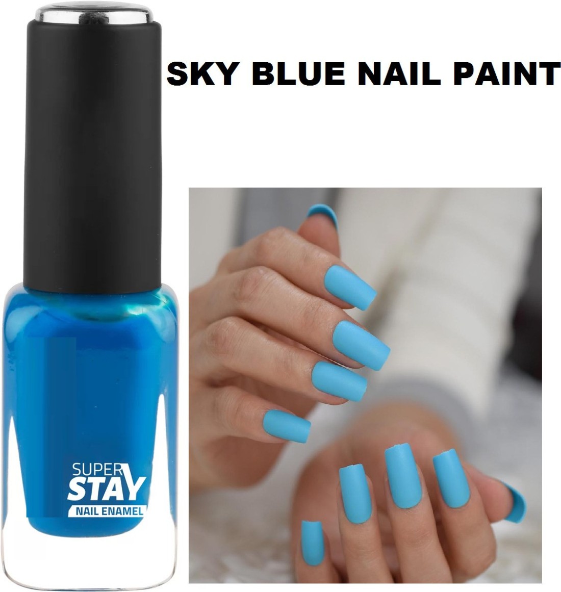 Hard Candy Sky Stamped Manicure - Tea & Nail Polish