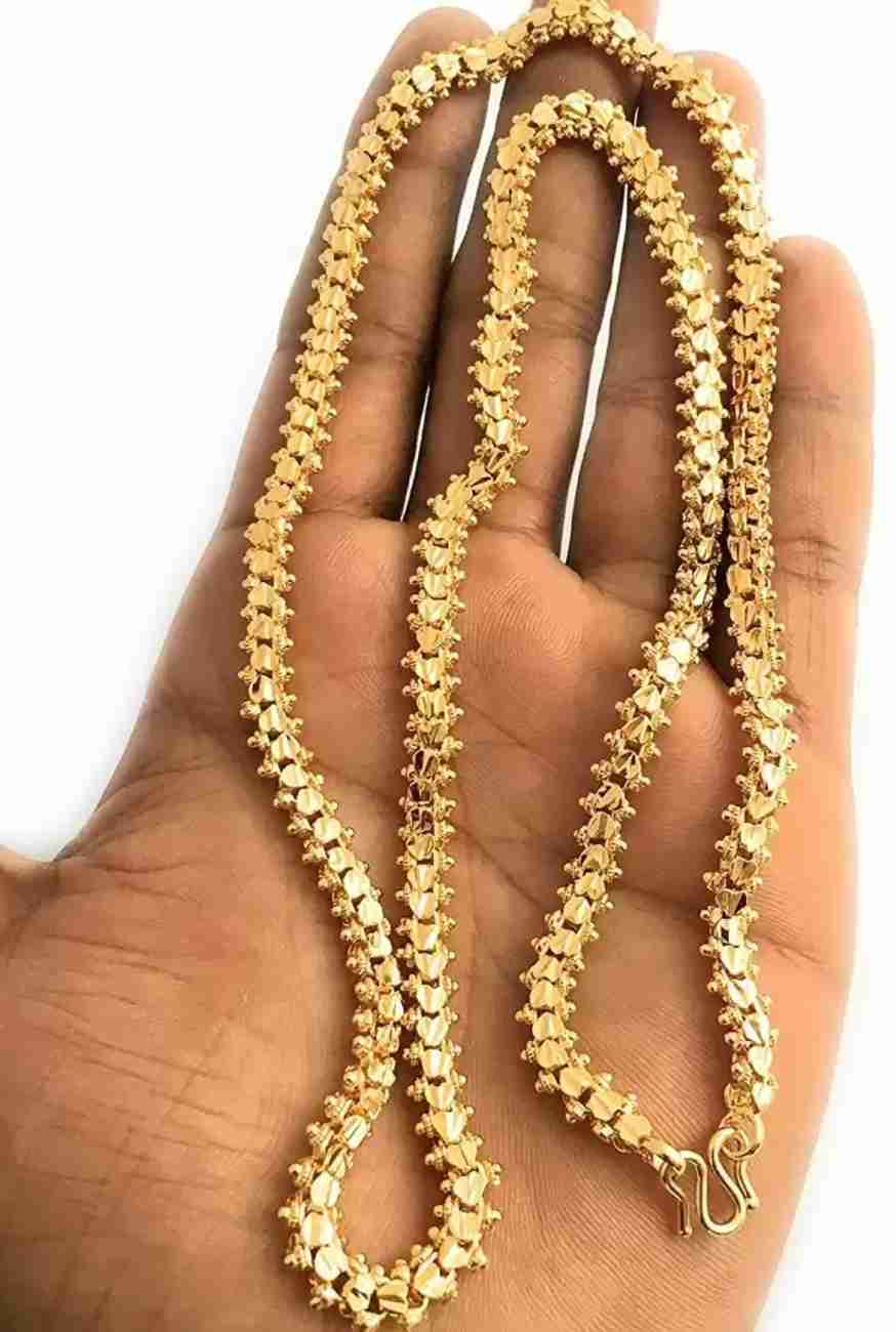 LABHUBAMON New style new year gold chain for man and boy Gold