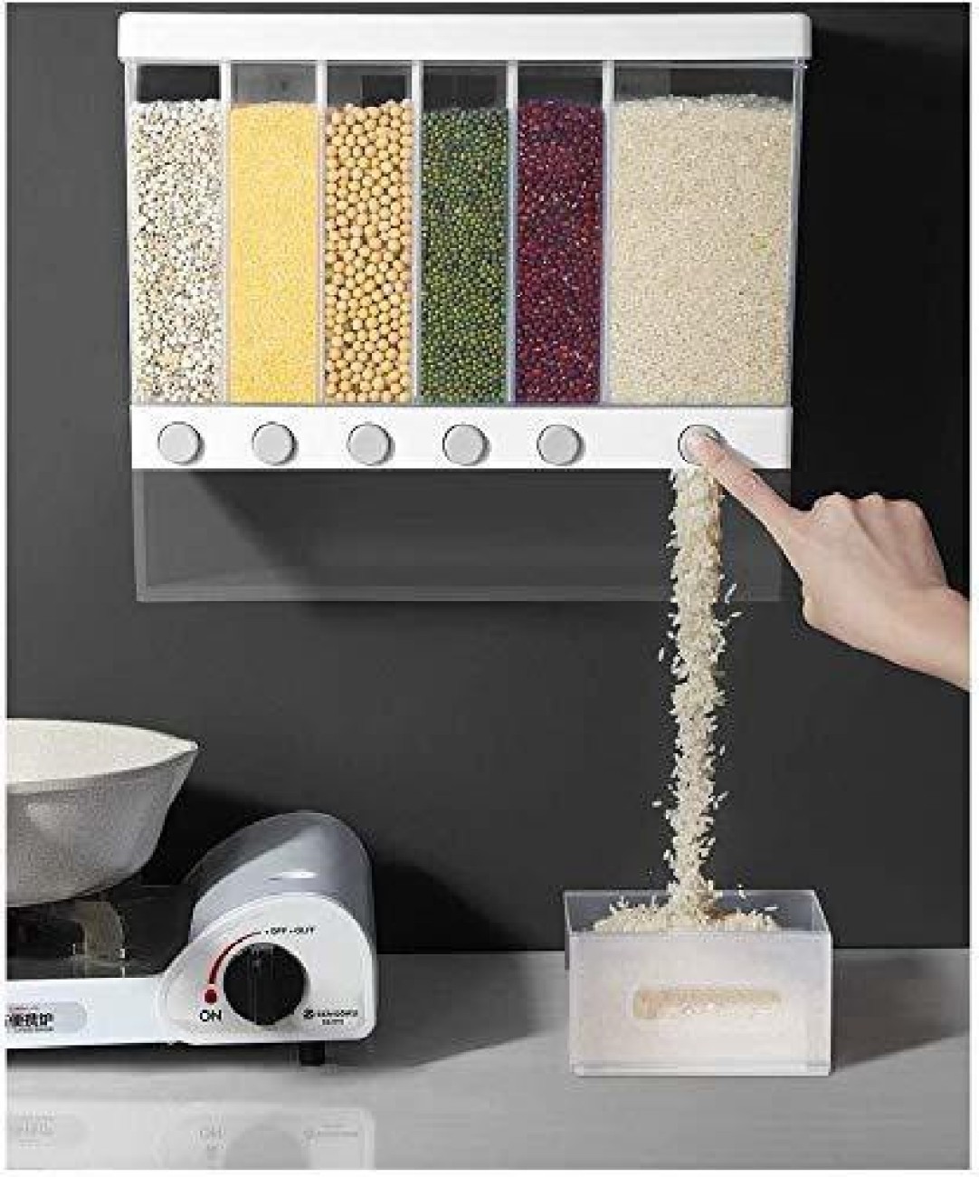 Flipkart SmartBuy 4 in 1 Easy Flow Cereal Dispenser for Kitchen