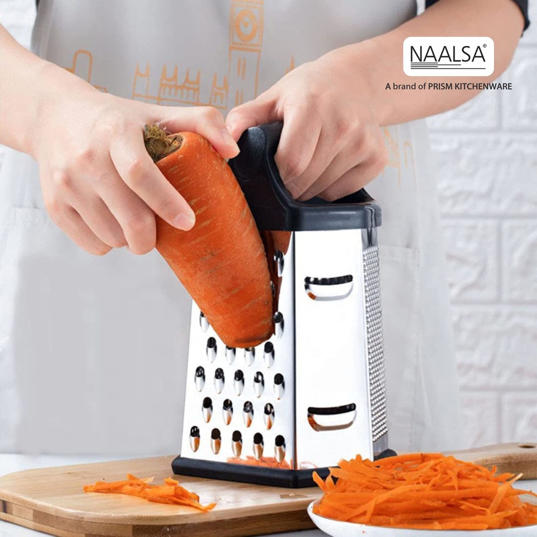 Buy NAALSA TOKYO 4 Side Steel Grater Vegetable Chopper Slicer