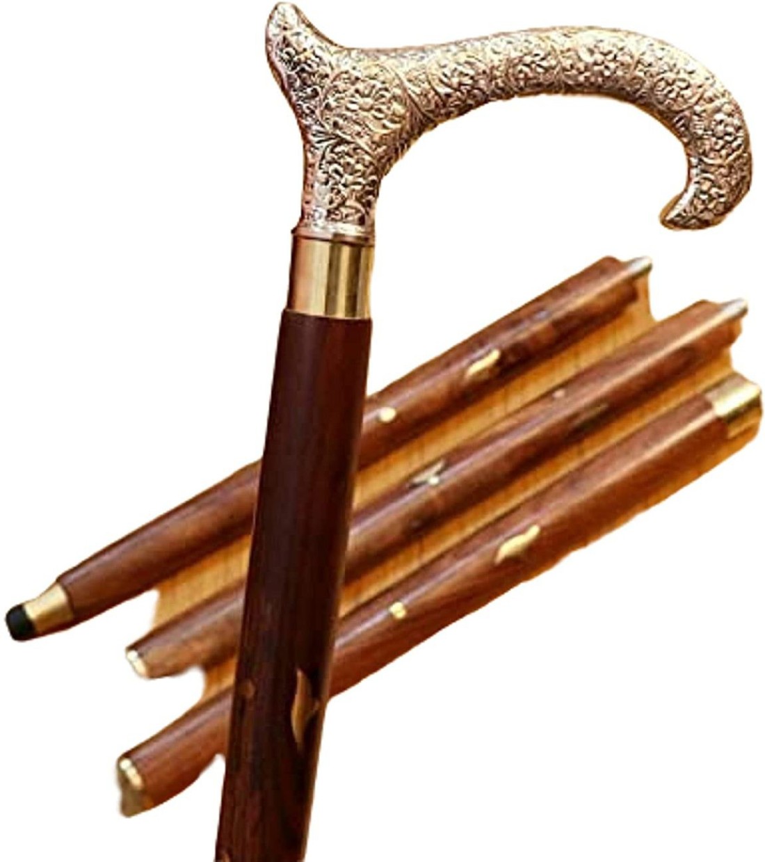 TNH Brass Royal Style Wooden Walking Stick Cane 2 Fold Walking Stick  Walking Stick Price in India - Buy TNH Brass Royal Style Wooden Walking  Stick Cane 2 Fold Walking Stick Walking