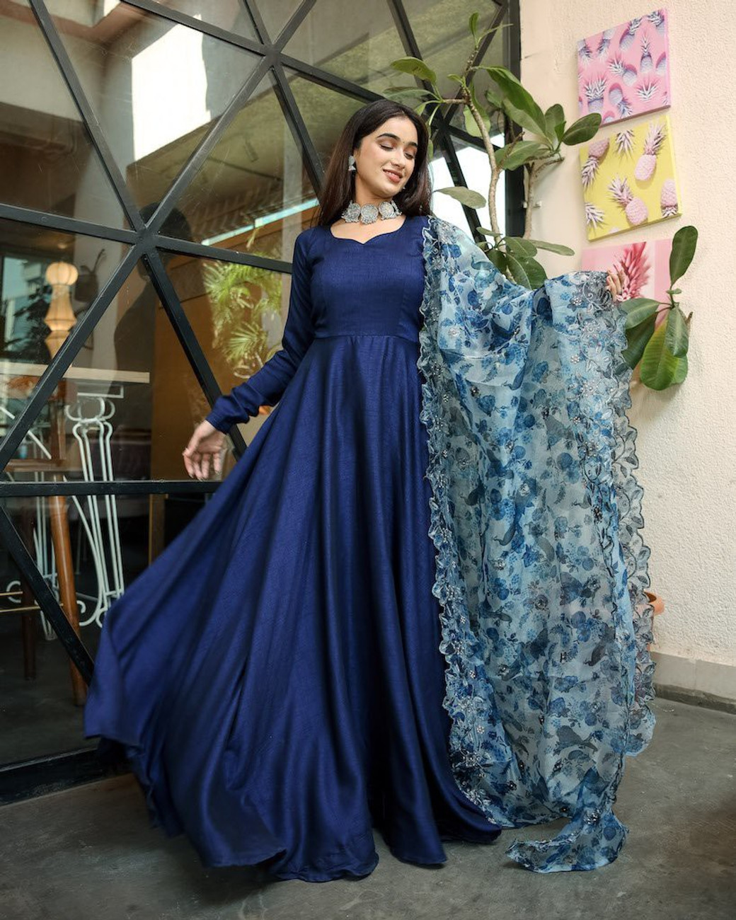 Designer gown in flipkart sale