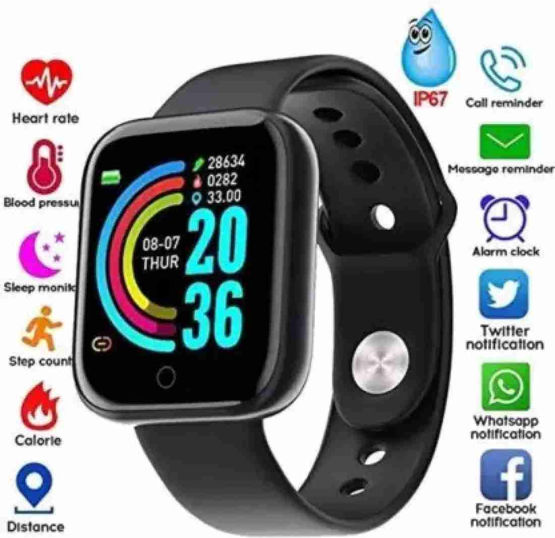 Makecell y68 Plus Unisex Smartwatch touchscreen Fitness Watch