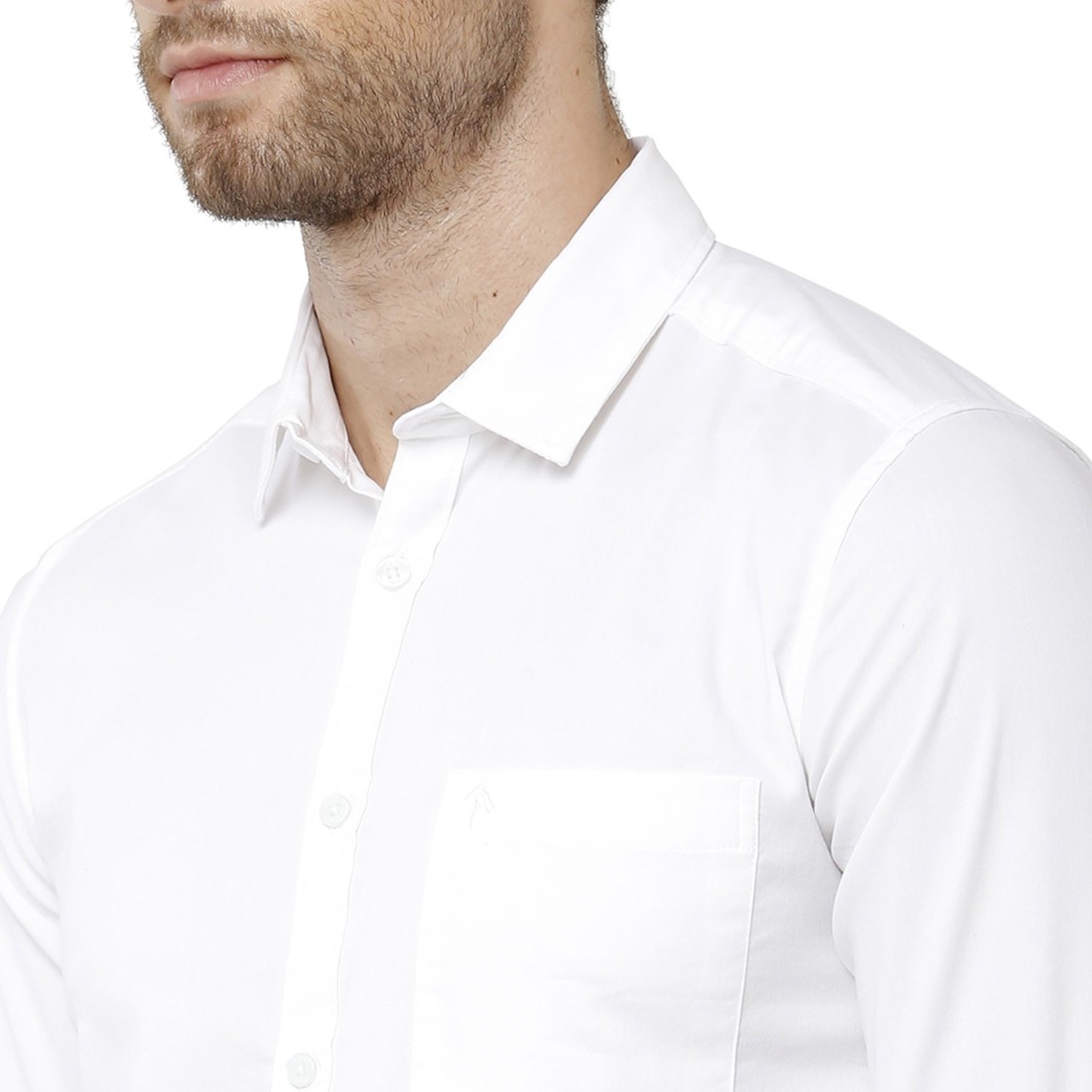 CP BRO Men Solid Casual White Shirt - Buy CP BRO Men Solid Casual White  Shirt Online at Best Prices in India